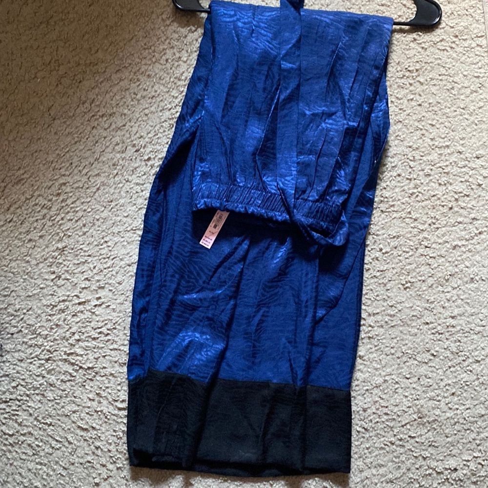Victoria’s Secret Blue zebra print PJ Bottoms